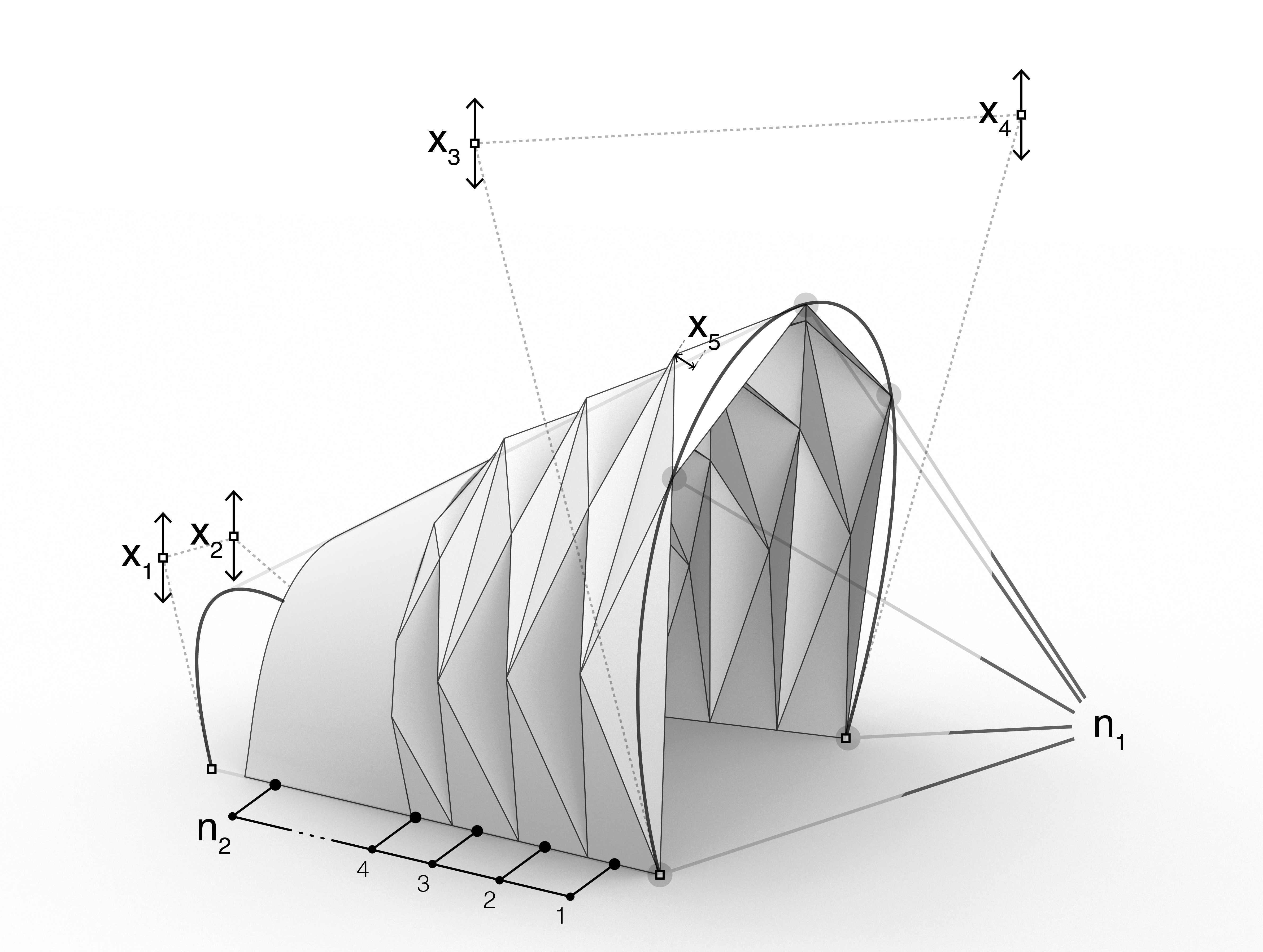 Folded plate structures